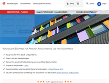 Tablet Screenshot of baupreislexikon.de